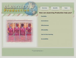 New eLearningProduction home page